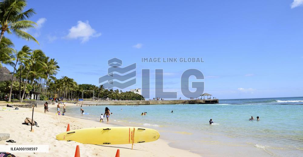Scene in Hawaii amid coronavirus outbreak