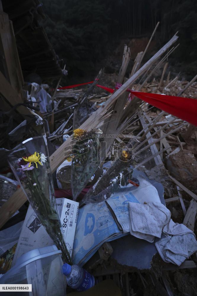 1 month after torrential rain in southwestern Japan