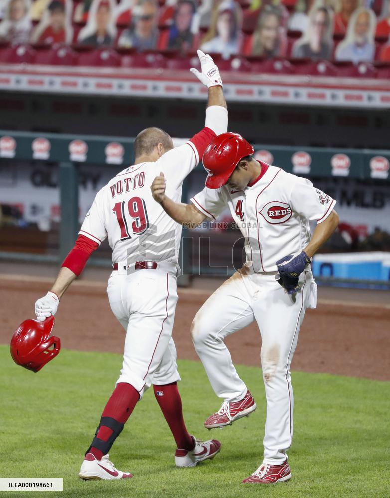 Baseball: Indians v Reds
