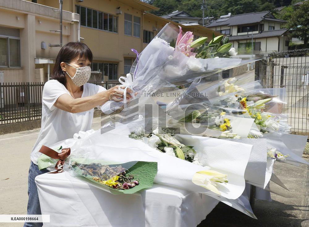 1 month after torrential rain in southwestern Japan