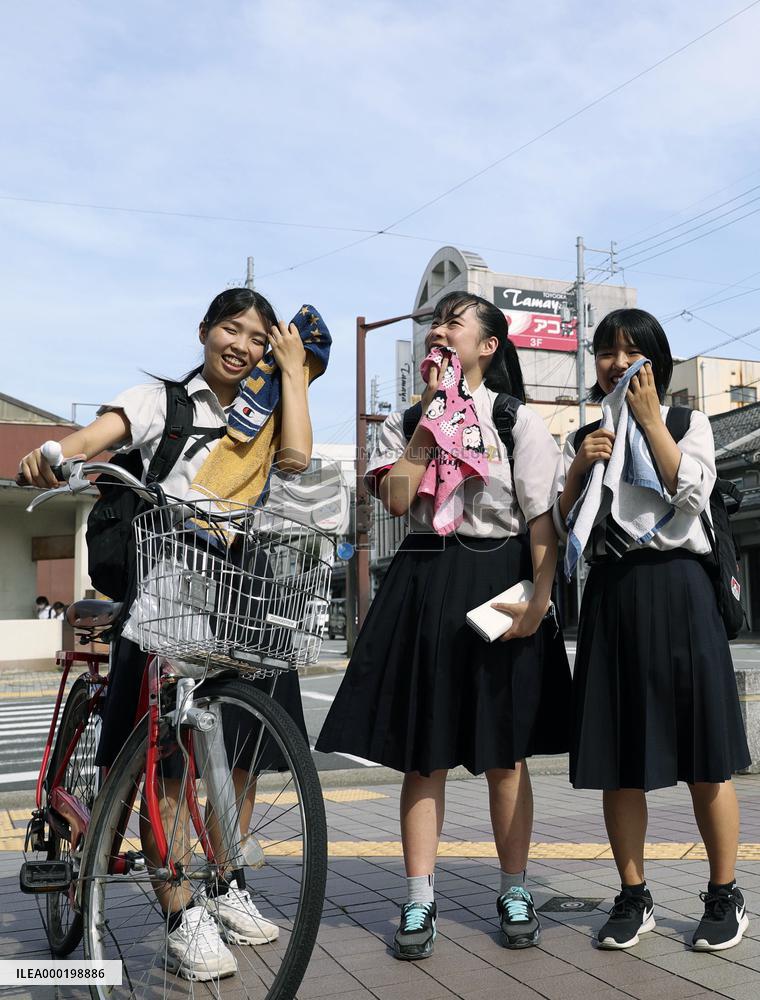 Summer heat in Japan
