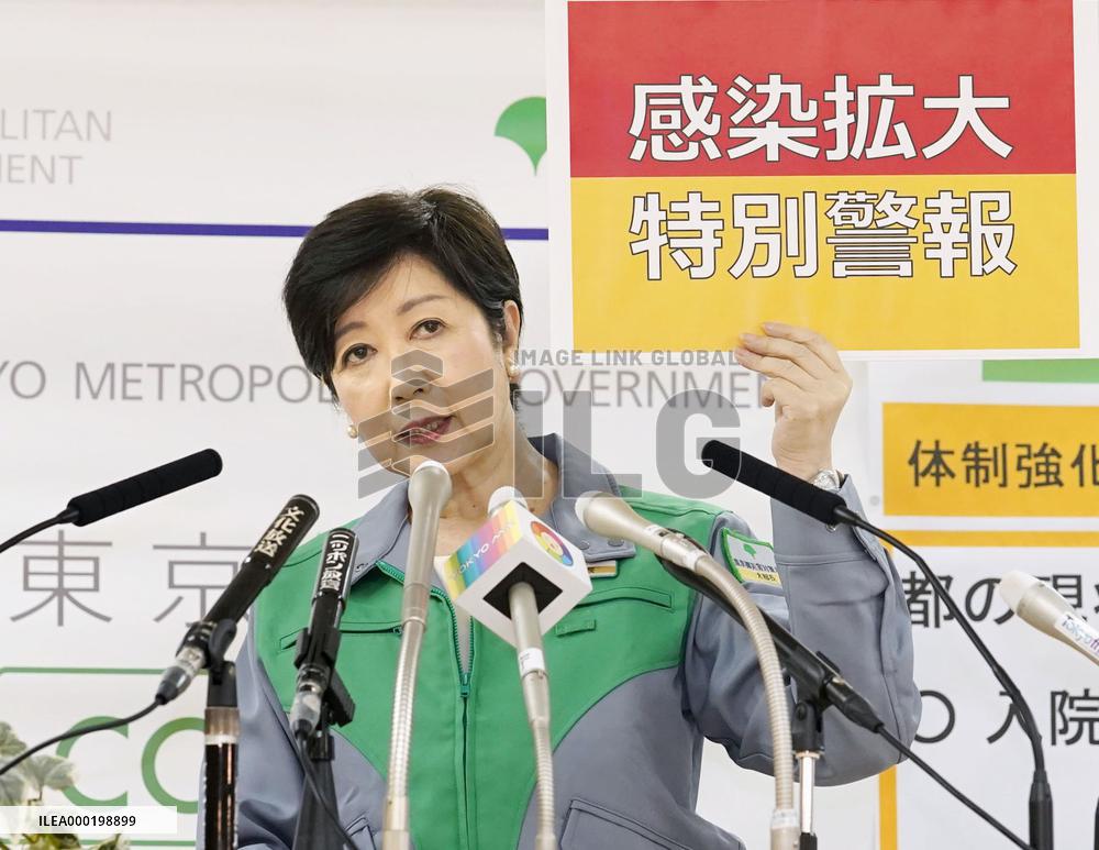 Koike warns of further virus spread