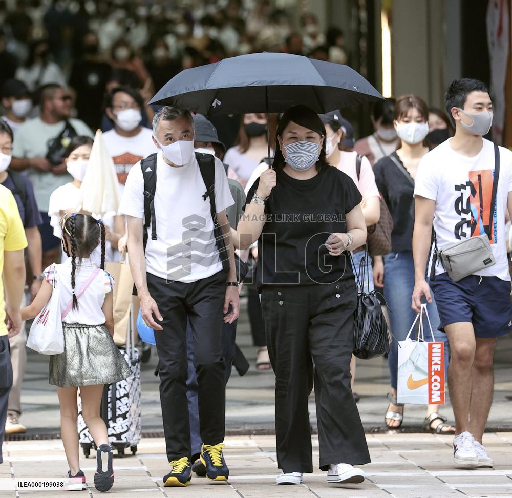Summer heat in Japan