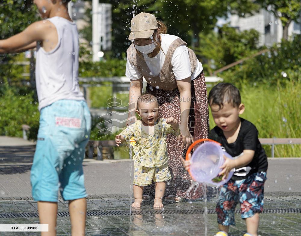Summer heat in Japan