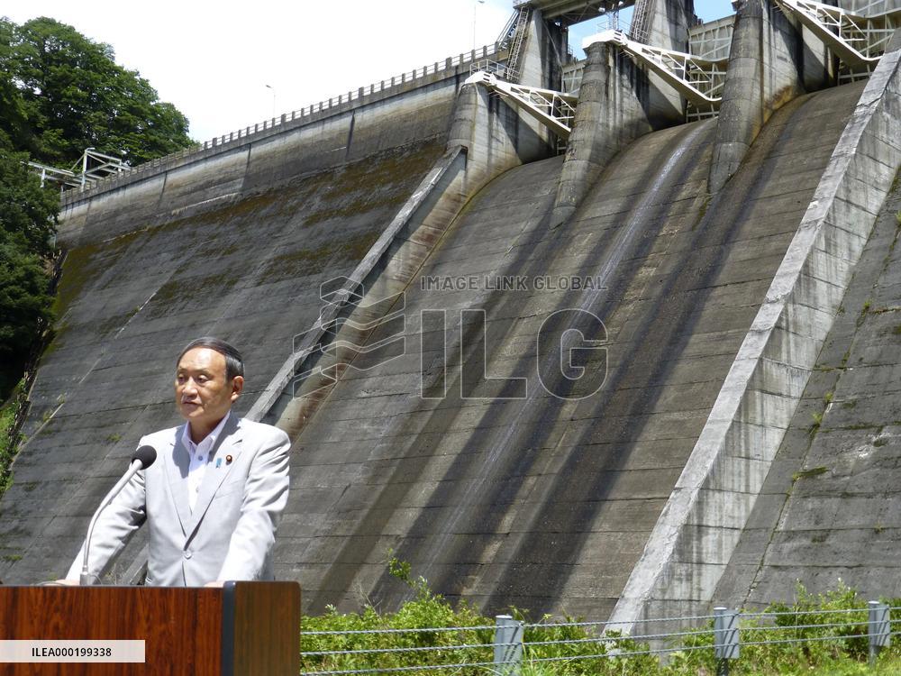 Top spokesman at dam in eastern Japan