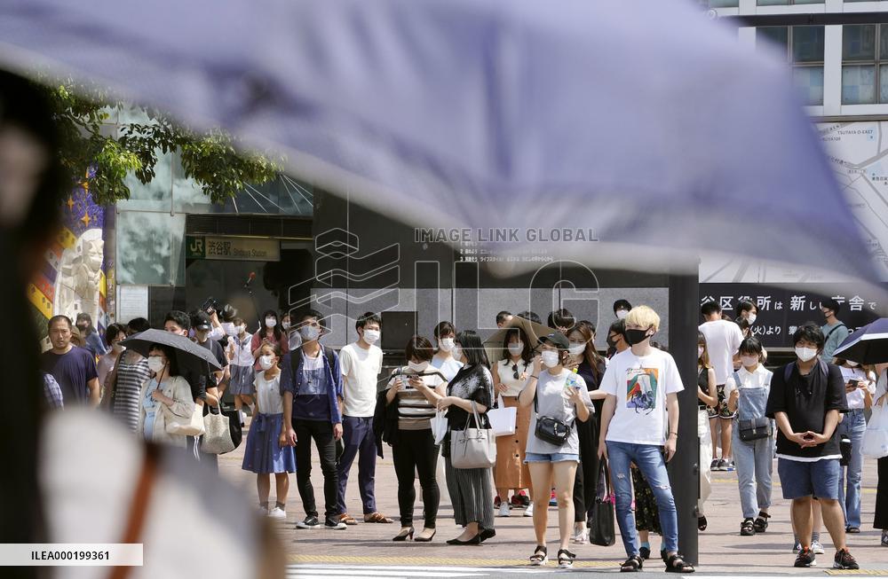 Summer heat in Japan