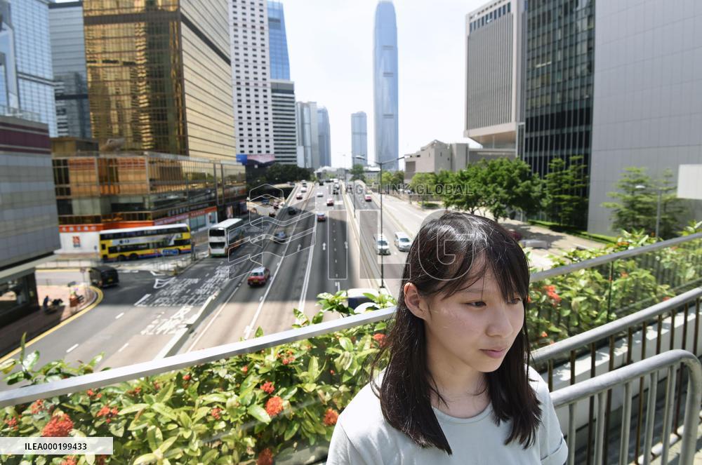 Hong Kong pro-democracy activist Agnes Chow