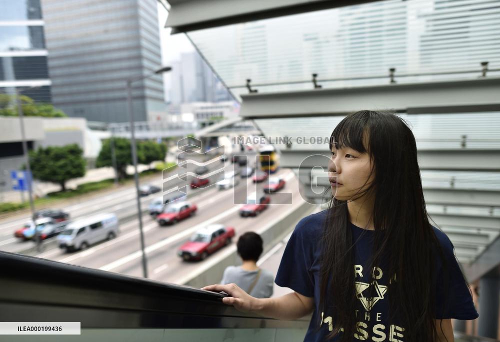 Hong Kong pro-democracy activist Agnes Chow