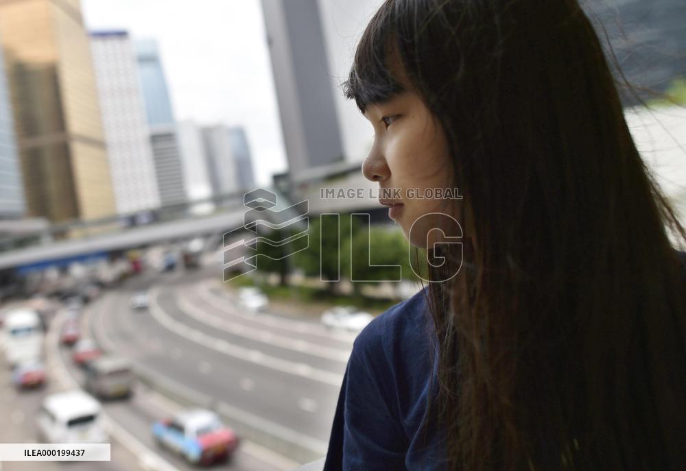 Hong Kong pro-democracy activist Agnes Chow