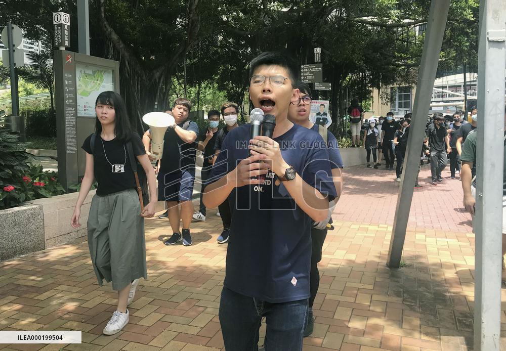 Hong Kong pro-democracy activist Joshua Wong