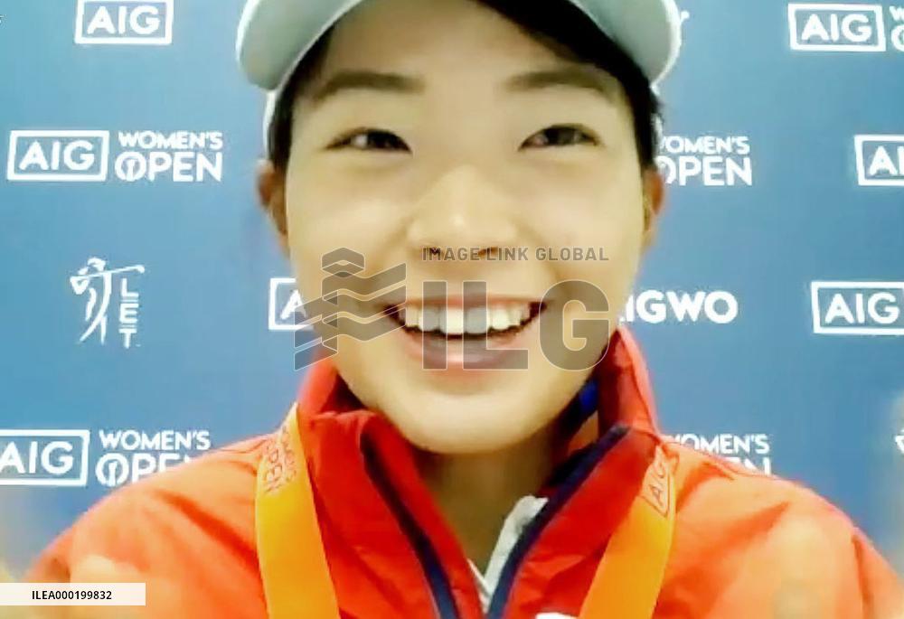 Japanese golfer Hinako Shibuno