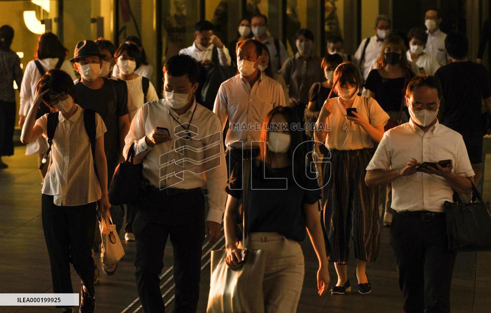 Scene of Osaka amid coronavirus pandemic