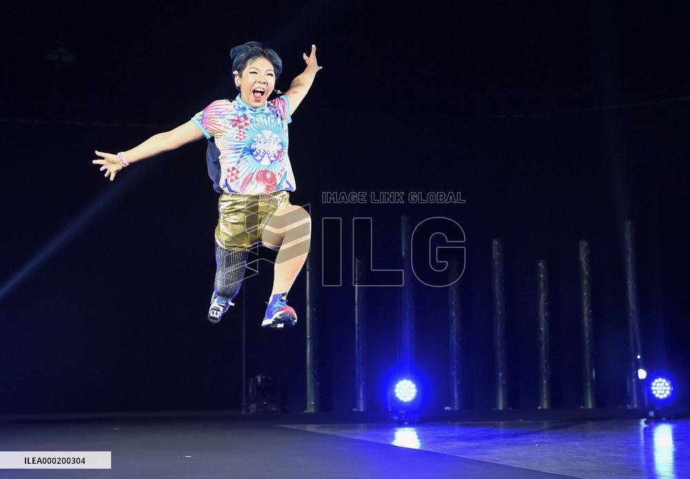 Para athlete in Tokyo fashion show