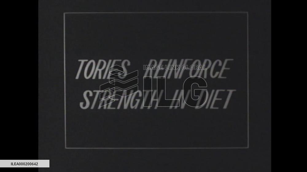 TORIES REINFORCE STRENGTH IN DIET