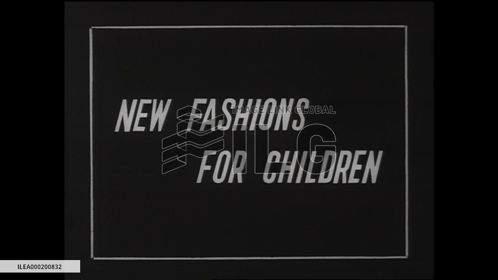 NEW FASHIONS FOR CHILDREN