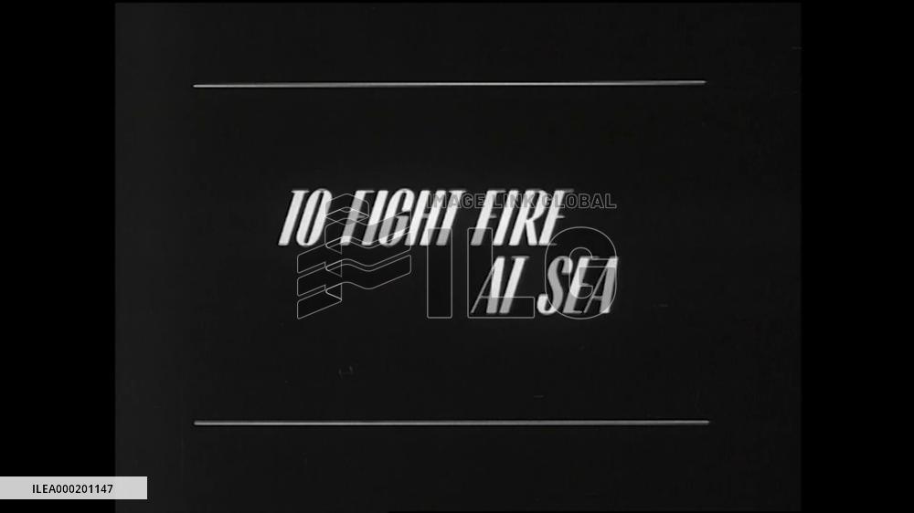 TO FIGHT FIRE AT SEA