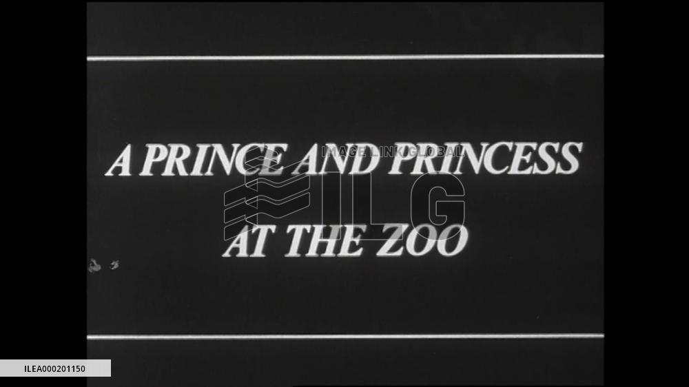 A PRINCE AND PRINCESS AT THE ZOO