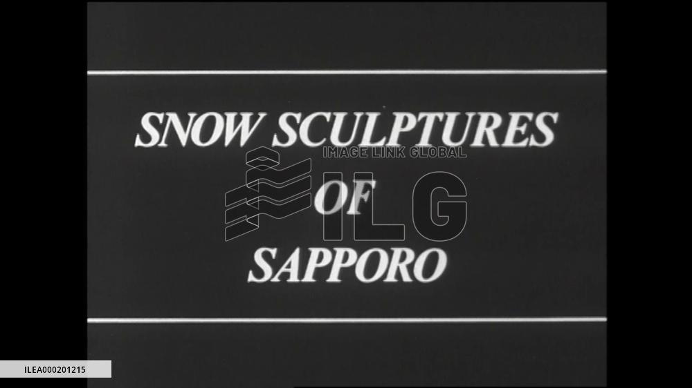 SNOW SCULPTURES OF SAPPORO