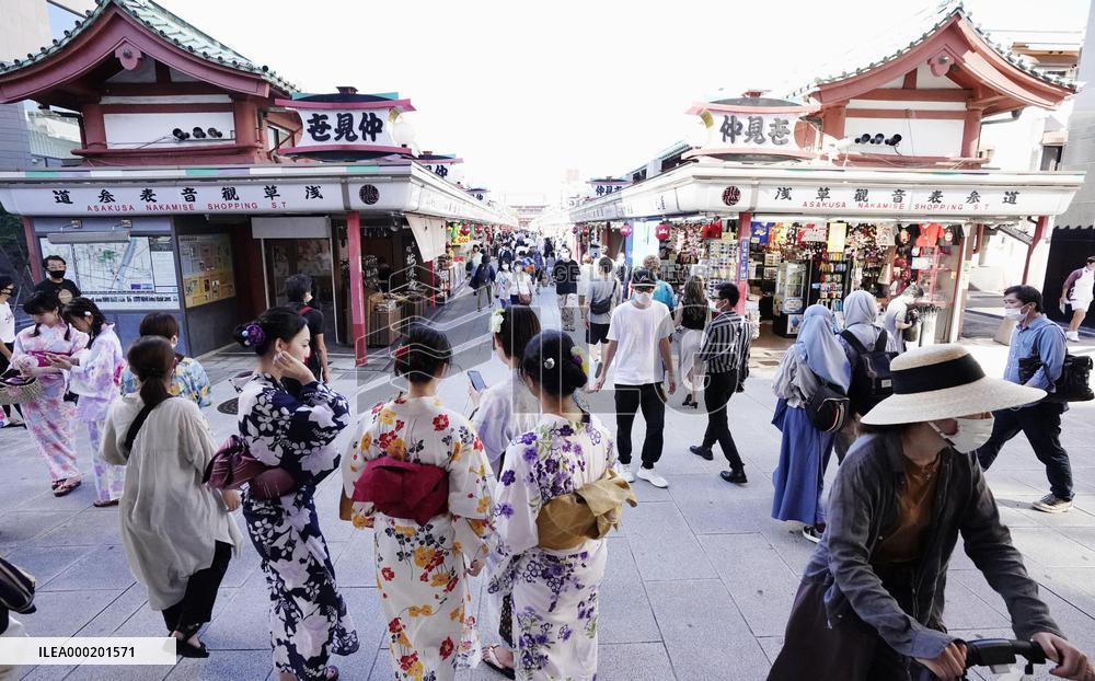 Summer scenes in Japan