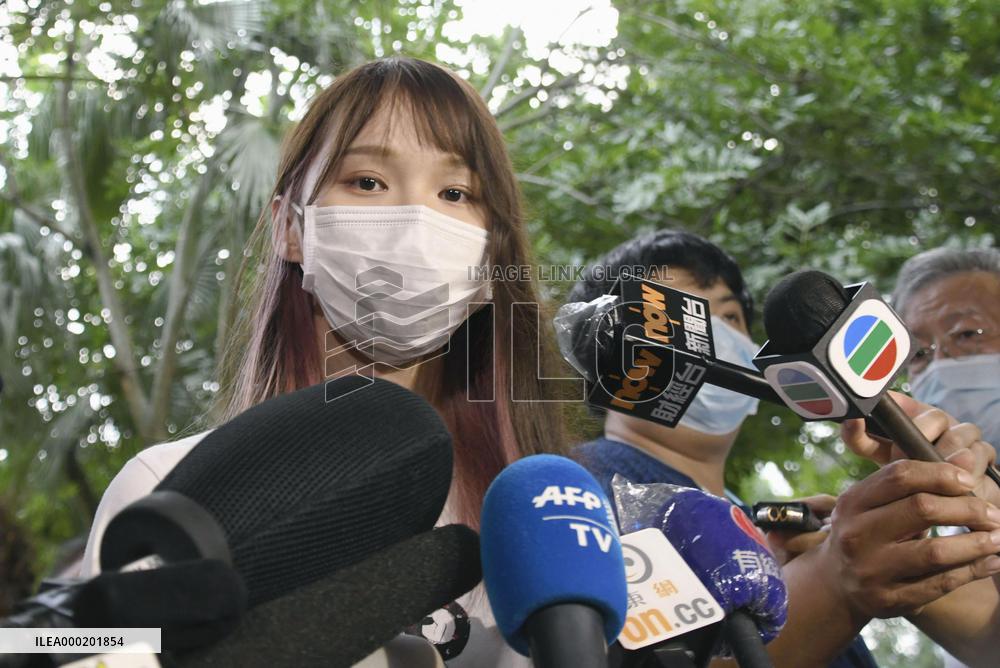 Hong Kong pro-democracy activist Agnes Chow