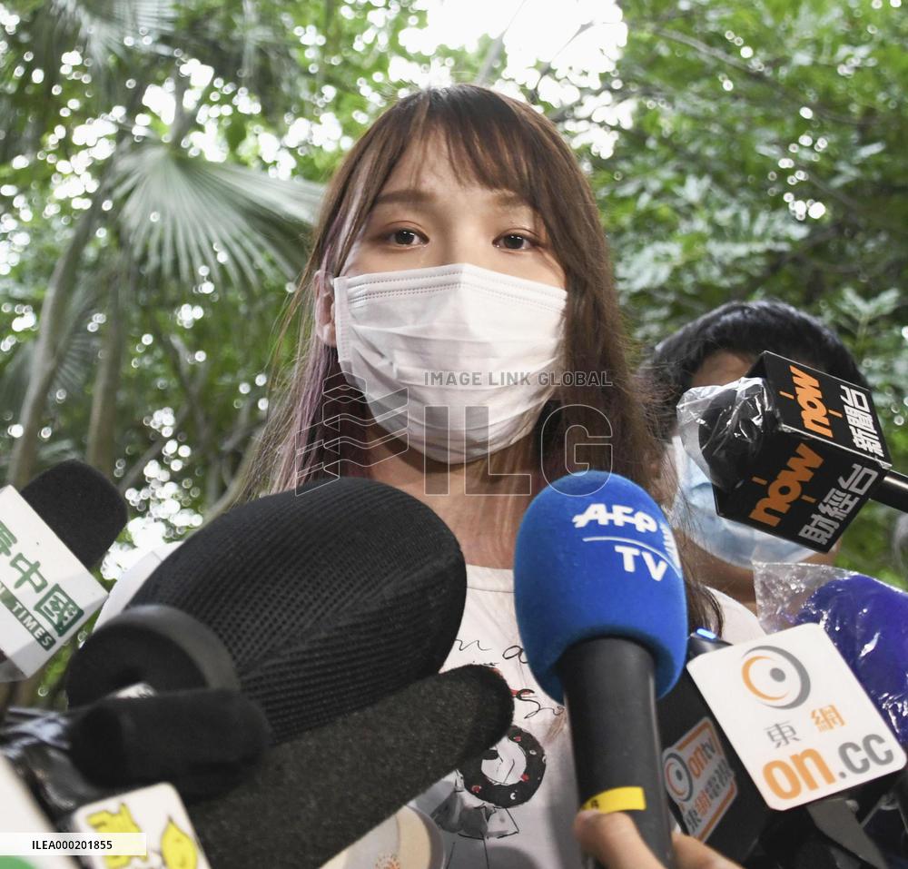 Hong Kong pro-democracy activist Agnes Chow