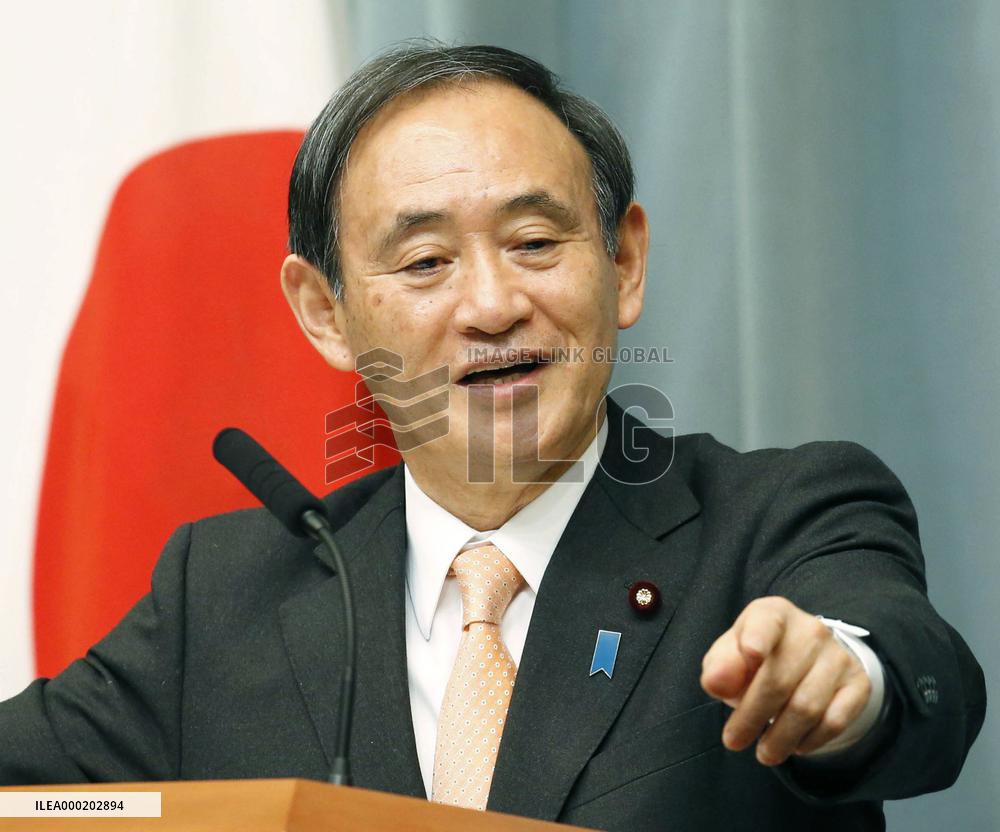 New head of Japan's LDP Suga