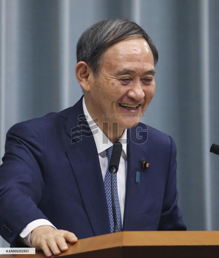 New head of Japan's LDP Suga