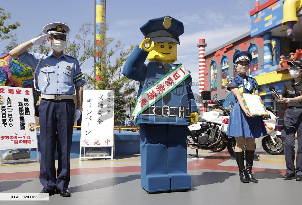 Lego's Mr. Cop as station chief for day