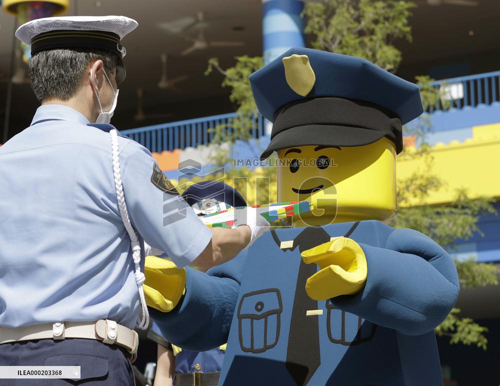 Lego's Mr. Cop as station chief for day