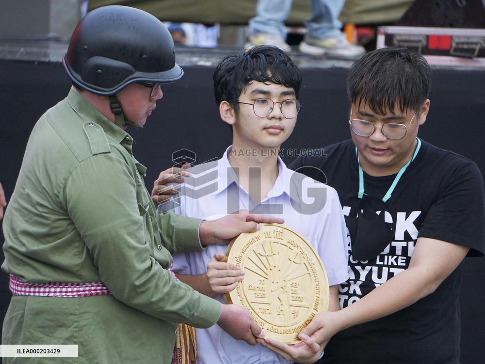 Thai student rally seeking monarchical reform