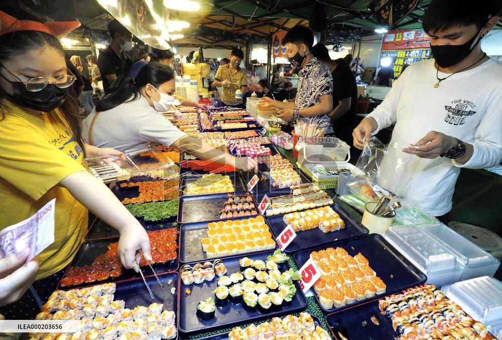 Sushi stand in Bangkok