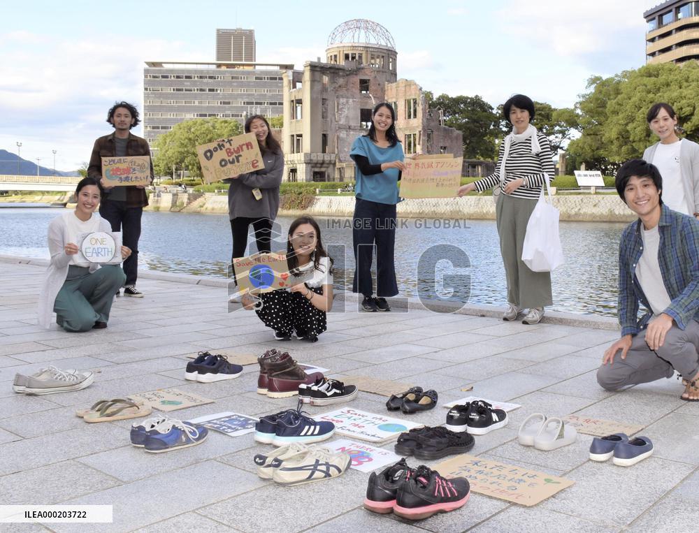 Rally calling for urgent action to prevent global warming