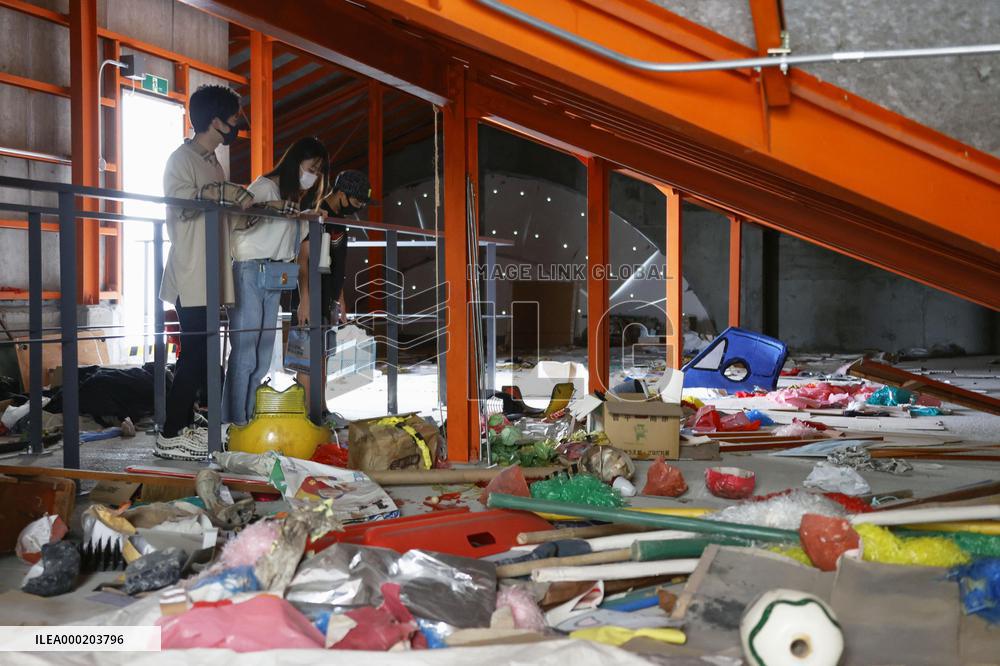 Disaster-hit elementary school