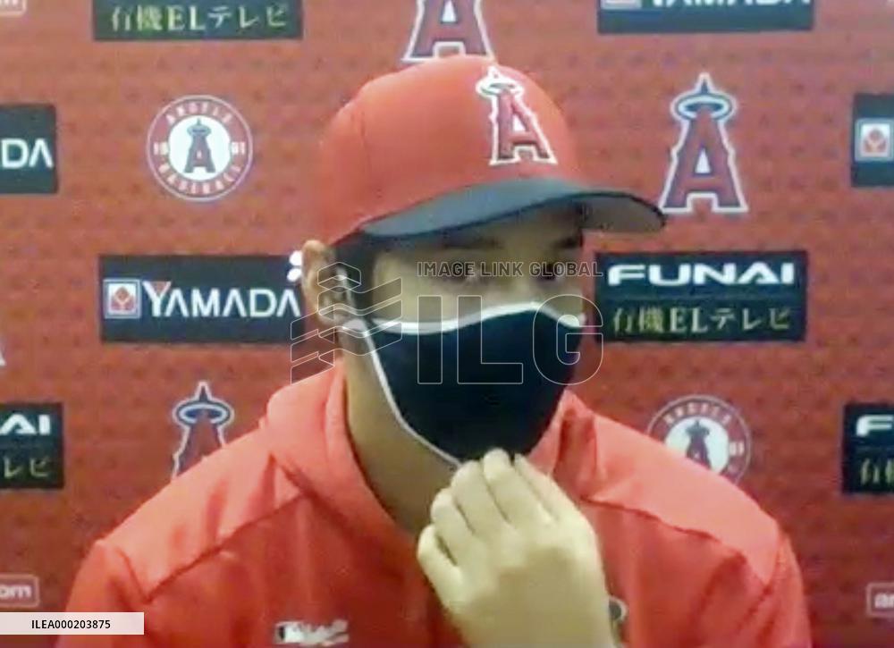 Baseball: Angels' Ohtani at end of season