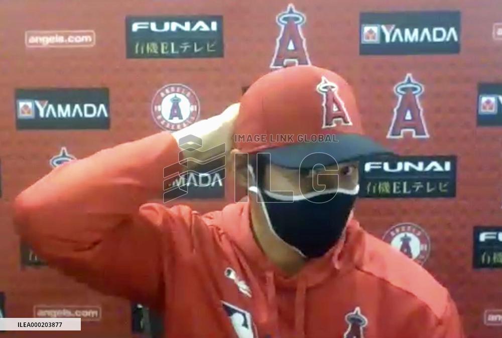 Baseball: Angels' Ohtani at end of season