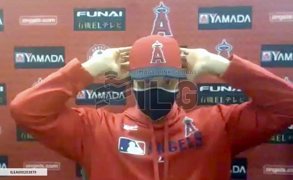 Baseball: Angels' Ohtani at end of season