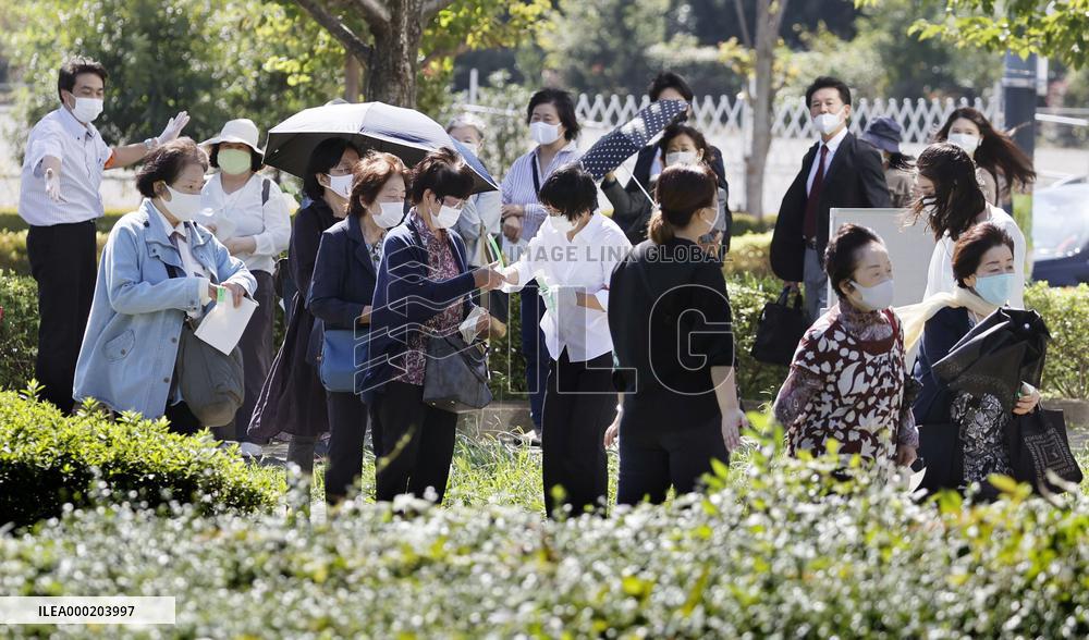 1st trial hearing of serial murder case in Zama, Japan