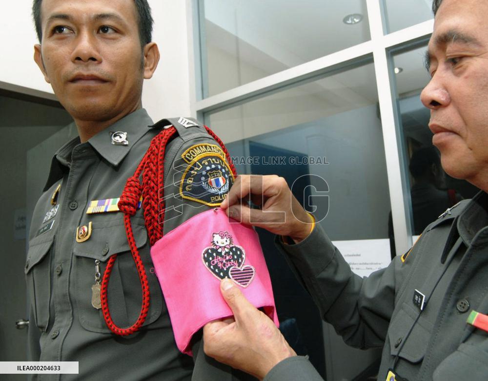 Thai police's Hello Kitty armband