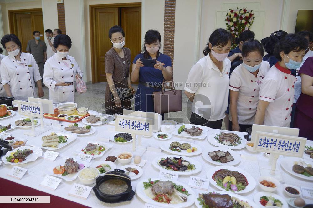 Dog meat cooking contest in North Korea