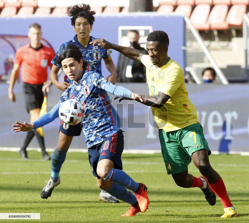 Football: Japan-Cameroon friendly