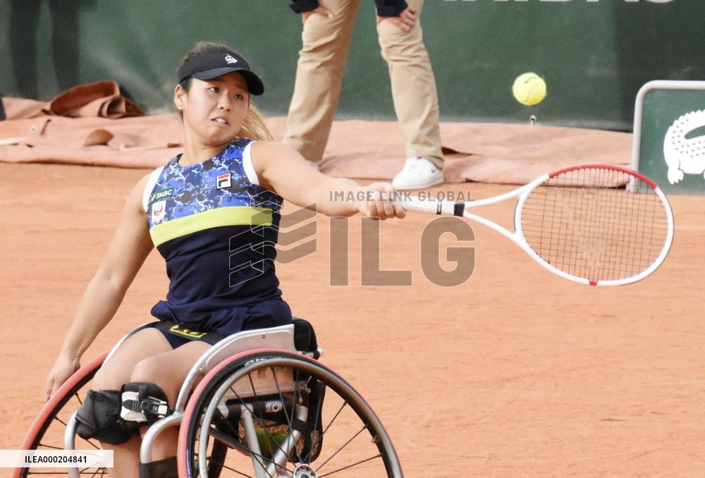 Tennis: French Open women's wheelchair doubles final