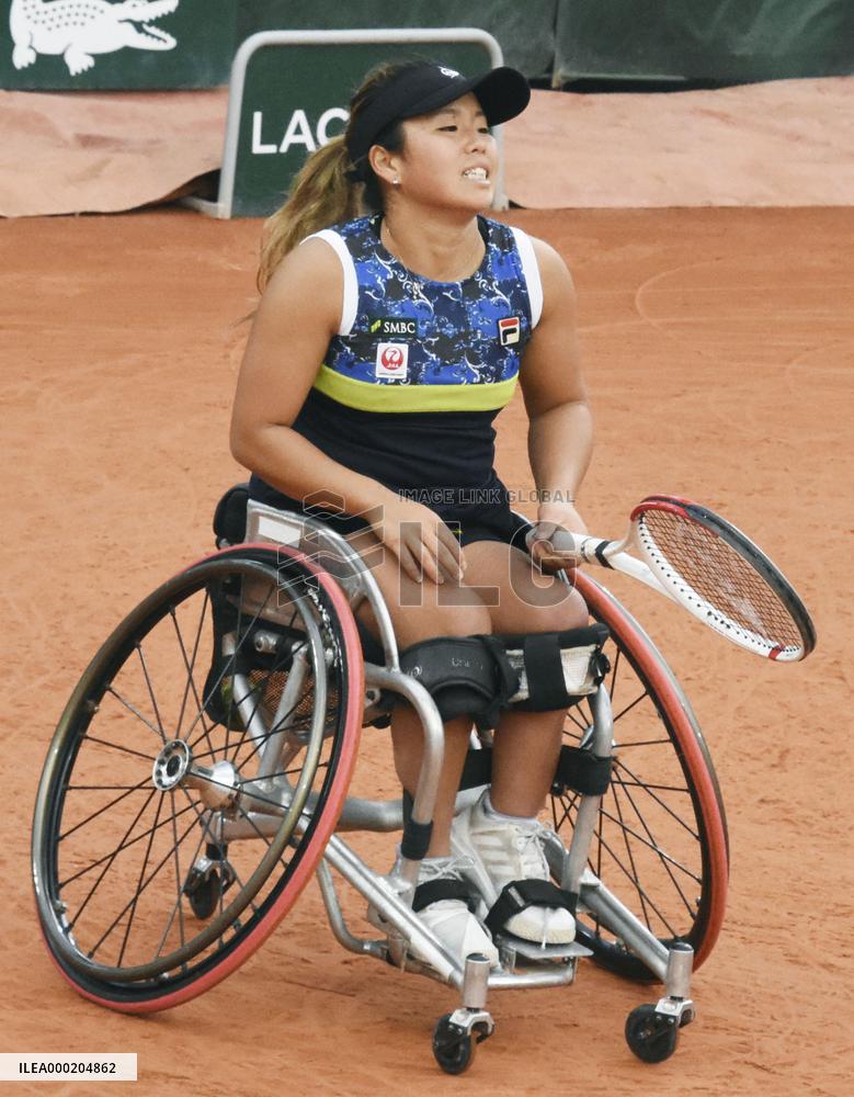 Tennis: French Open women's wheelchair doubles final