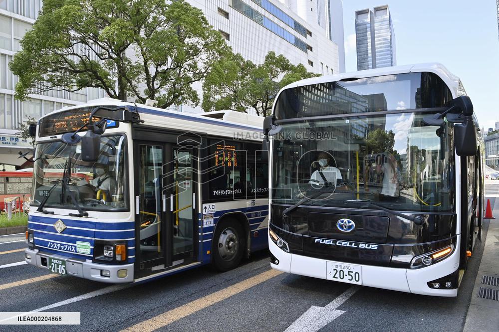 Trial of new public transportation in Nagoya
