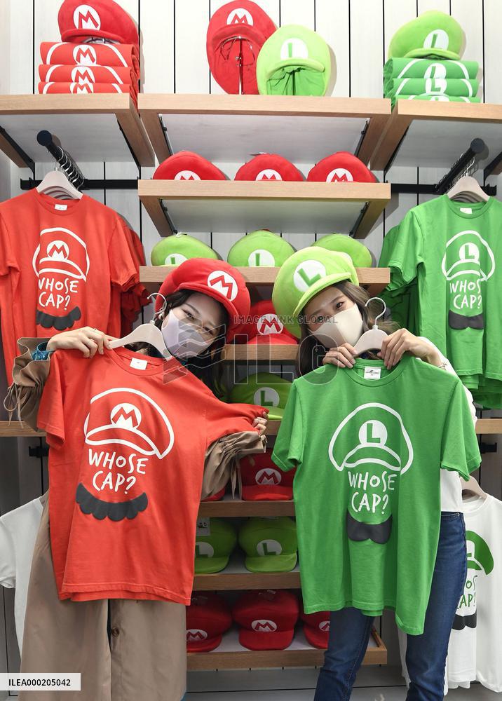 Mario themed cafe at Universal Studios Japan