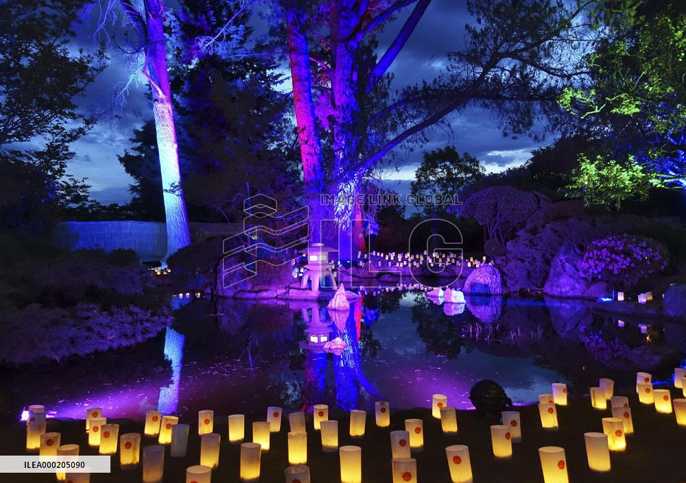 Candle festival in Australia
