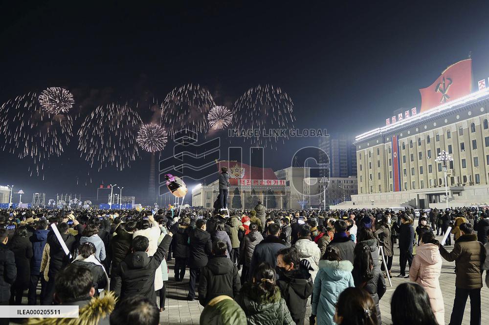 New Year celebration in North Korea