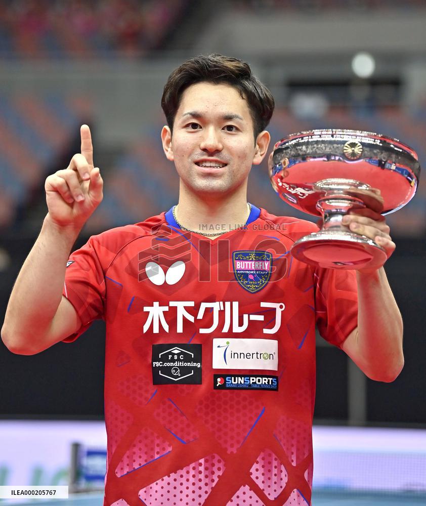 Table tennis: national men's singles