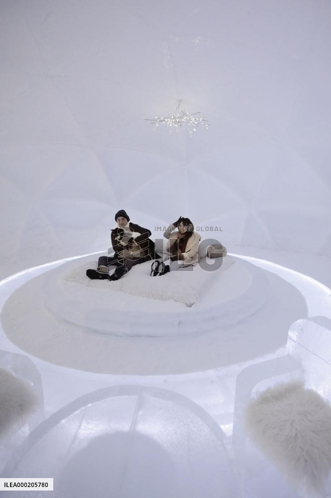Northern Japan hotel made of ice