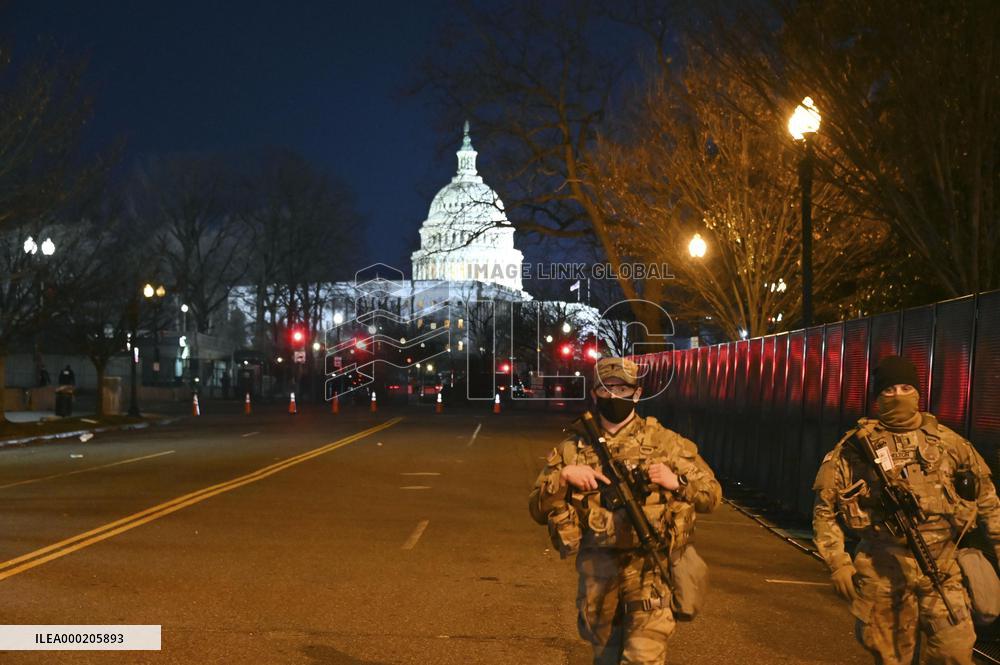 Security tightened in Washington ahead of presidential inauguration