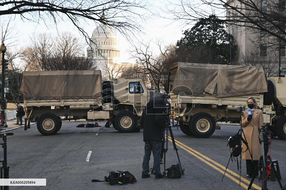 Security tightened in Washington ahead of presidential inauguration